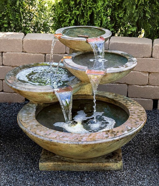 Verona fountain five copper spillways Modern Classical Retro Design